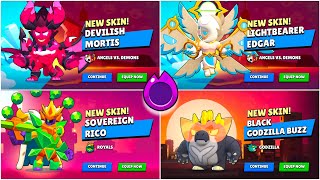 All Hypercharge Skins Unlock Animation 🔥  Brawl Stars [upl. by Combe]