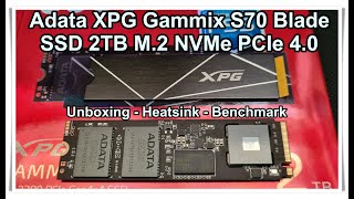 Adata XPG Gammix S70 Blade M2 2TB NVMe PCI Express 40  PS5 Compatible [upl. by Garwin]