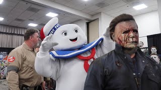 FANTASM Orlando 2022 HORROR CONVENTION with EPIC Halloween amp Ghostbusters COSPLAY [upl. by Ahso593]