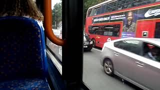 Enviro 400 Trident Stagecoach London 19855 LX12CZJ Short Ride on a District and HampC Replacement DL6 [upl. by Oribelle]