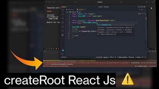 How To Use createRoot In React 18  Hindi [upl. by Storer]