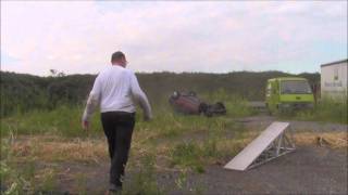 Opel Astra ramp rollover [upl. by Layney]