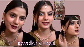 MEESHO ‘’JEWELLERY’’ HAUL  Wedding jewellery  Priyankayadavofficial4 [upl. by Yral]