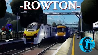 Trains at Rowton BR [upl. by Gwendolyn688]