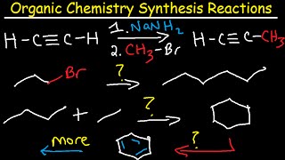 Organic Chemistry Synthesis Reactions  Examples and Practice Problems  Retrosynthesis [upl. by Nerral]