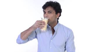 Foodventures with Chef Vikas Khanna – Minty Motichoor Lassi [upl. by Aicinoid897]