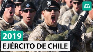 Parada Militar 2019  Desfile Escalón del Ejército de Chile con himnos a viva voz [upl. by Aleina]