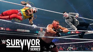 Rey Mysterio and son blast Brock Lesnar with double 619 Survivor Series 2019 WWE Network [upl. by Zobkiw]