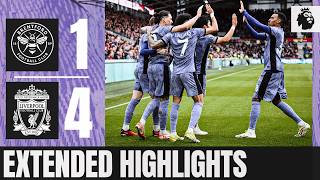 Nunez Mac Allister Salah amp Gakpo Goals Brentford 14 Liverpool  Extended Highlights [upl. by Medeah]