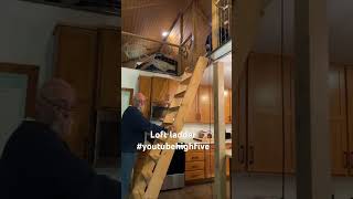 Loft Ladder carpenter carpentry woodworking youtube youtubeshorts [upl. by Pepito]