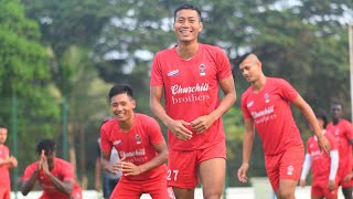 Churchill Dressing roomLast game of the season 2324 ileague indianfootball funtime Zogene [upl. by Icyac]