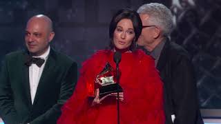 Kacey Musgraves Wins Album Of The Year  2019 GRAMMYs Acceptance Speech [upl. by Basilio]