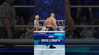 Brock Lesnar return to and beaten Gunther wwe wrestling music drewmcintyre wwewrestling [upl. by Ayekehs]