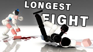 The Longest Fight ► Toribash [upl. by Aimek]