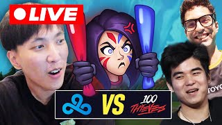 100T vs C9 LCS PLAYOFFS WATCH PARTY with Revenge and Spica [upl. by Mancino]