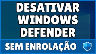 Como Desativar Windows Defender [upl. by Wolgast]