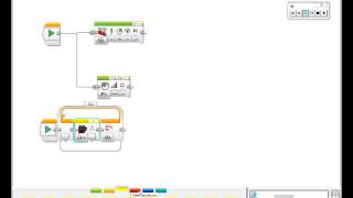 Lego Mindstorms EV3 Tutorial One Way to Multitask Text Sound and Movement [upl. by Attoynek]