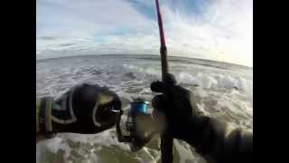 Surfcasting for Striped Bass with Bucktails [upl. by Natie]