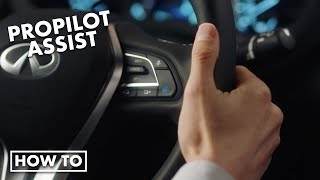 How to use ProPILOT Assist in the 2022 Infiniti QX55 [upl. by Naval]