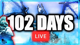 Can I Survive 100 Days in Hardcore Survival Mode  Perfectly Balanced Skyrim Challenge live [upl. by Calen]