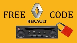 Renault Radio Code  Do It Yourself [upl. by Monto]