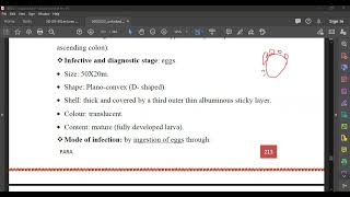 L112 para Enterobius vermicularis [upl. by Cressler]