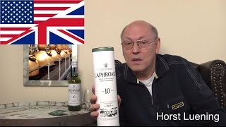 Whisky ReviewTasting Laphroaig 10 years [upl. by Sulienroc]