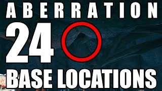 ARK Aberration  24 base locations Hidden spots rat holes and more [upl. by Hebrew]