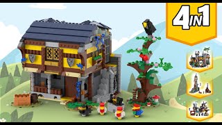 Lego 31120 Alternative Build Tavern MOC [upl. by Nohtahoj]