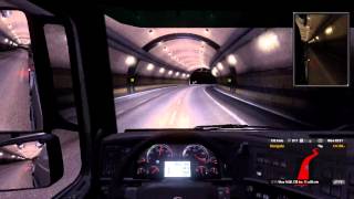 RACING on Autobahn 8x8 Volvo ETS2 130KMH 1800p Macbook Pro Retina  [upl. by Enitsyrhc]