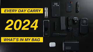 What’s In My Bag for 2024 My Ultimate EDC Gear Setup [upl. by Aikrahs312]