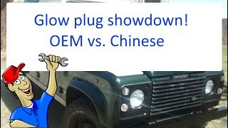 Diesel glow plug comparison  Original quality OEM vs Chinese [upl. by Larner]