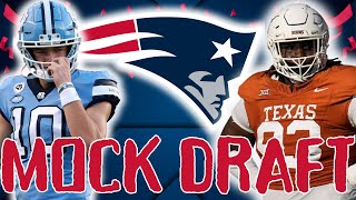 New England Patriots NFL Mock Draft 2024  Post Free Agency Edition [upl. by Wahlstrom]