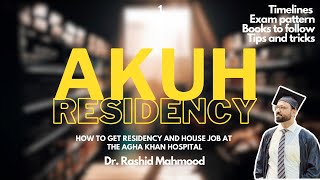 How to prepare for residency and internship at Aga khan University Hospital  Books for preparation [upl. by Jarita]