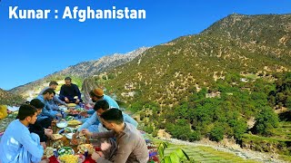 Kunar Province  Dangam District  Afghanistan Delicious food [upl. by Nojed]