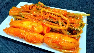 Kimchi Recipe in Bangla  Homemade Radish Kimchi Recipe  Healthy kimchi [upl. by Jo-Ann]