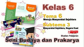 Video Pembelajaran SBDP Kelas 6 Tema 6 Subtema 3  Reklame [upl. by Brout916]