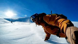 SHOT WITH CROSSCALL TREKKERX4 I SNOWBOARD SESSION [upl. by Eniahs]