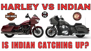 Harley Davidson vs Indian Is Indian Catching Up [upl. by Agnizn283]