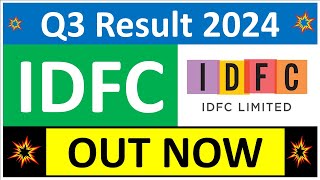 IDFC LTD Q3 results 2024  IDFC results today  IDFC LTD Share News  IDFC Share latest news today [upl. by Ggerk]