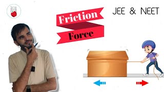 FRICTION Force 🫨 physicseasy physics ansarisir neet jee [upl. by Ainolloppa]