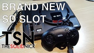 The BRAND NEW Sega Mega Drive  GENESIS with SD and Cartridge slot  Unboxing [upl. by Roydd]