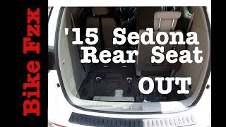 Remove Rear Seat  2015 Kia Sedona 2016 2017 2018 [upl. by Arabele]