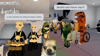 SALON DE FIESTAS MOMENTOS DIVERTIDOS ROBLOX  ENCONTRAMOS GENTE MUY RARA [upl. by Nnaeed]