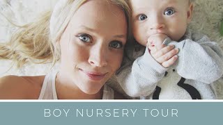 BABY Nursery Tour  Montessori Inspired  Boy Nursery [upl. by Elnukeda]