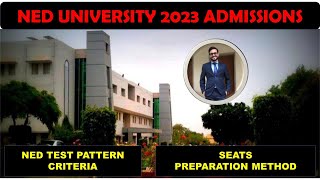 NED UNIVERSITY 2023 ADMISSIONS  NED 2023 TEST  NED ADMISSIONS [upl. by Harias]