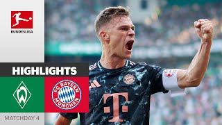 The Return of Prime Bayern  Werder Bremen  Bayern München 05  Highlights  Matchday 4 [upl. by Jenica526]