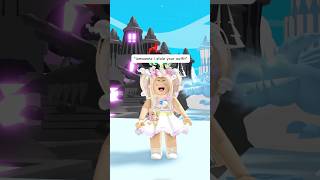 Pretending to be adopt me YouTubers roblox adoptme robloxshorts HolidaysWithYouTube [upl. by Neill]