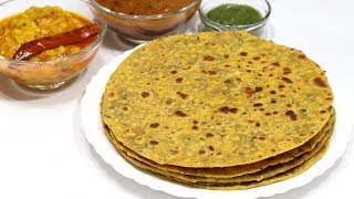 राजस्थानी मिस्सी रोटी  Missi Roti Recipe  KabitasKitchen Recipe 619 [upl. by Balbur254]