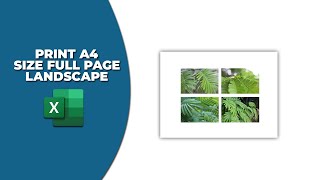 How to print excel sheet in a4 size full page landscape [upl. by Kylynn]